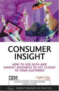 Image of Consumer insight:how to use data and market research to get closer to your customer