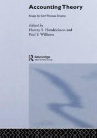 Image of Accounting theory: essays by Carl Thomas Devine
