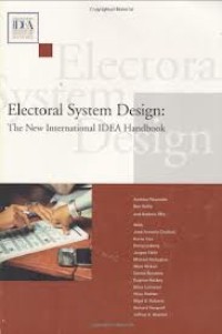 Image of Electoral system design: the new international IDEA handbook