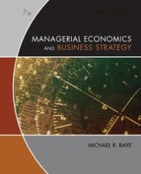 Image of Managerial economics and business strategy