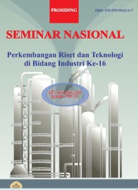 Image of Prosiding Seminar Nasional  Perkembangan Riset dan Teknologi di Bidang Industri ke 16. KPTU Fakultas Teknik UGM Yogyakarta, 27 Mei 2010