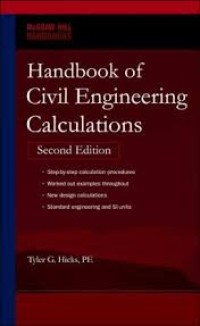 Image of Handbook of civil engineering calculations