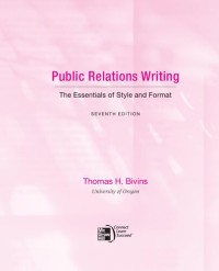 Image of Public Relations Writing: The Essentials of Style and Format