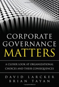 Image of Corporate governance matters: a closer look at organizational choices and their consequences