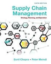 Image of Supply chain management : strategy, planning, and operation