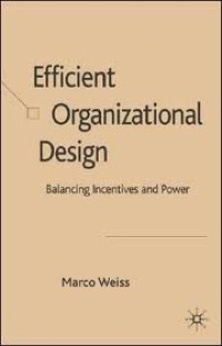 Image of Efficient organizational design: balancing incentives and power