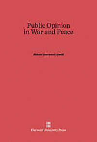Image of Public Opinion in War and Peace