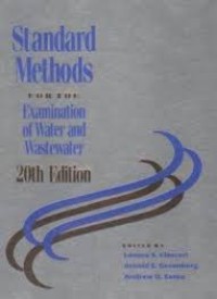 Image of Standard methods for the examination of water and wastewater