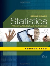 Image of Statistics for management & economics abbreviated