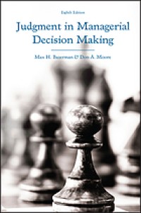 Image of Judgment in managerial decision making
