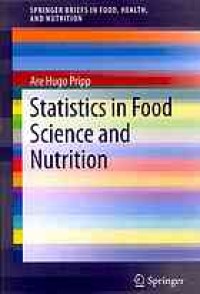 Image of Statistics in food science and nutrition