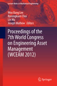Image of Proceedings of the 7th World Congress on Engineering Asset Management (WCEAM 2012)