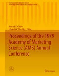 Image of Proceedings of the 1979 Academy of Marketing Science (AMS) Annual Conference