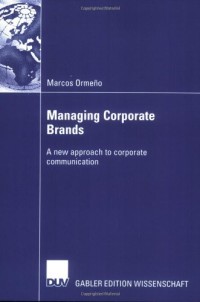 Image of Managing corporate brands : a new approach to corporate communication