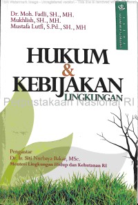 Image of Hukum & kebijakan lingkungan