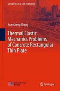 Image of Thermal elastic mechanics problems of concrete rectangular thin plate