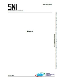 Image of SNI 2973:2022 Biskuit