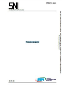 Image of SNI 3727:2020 Tepung jagung