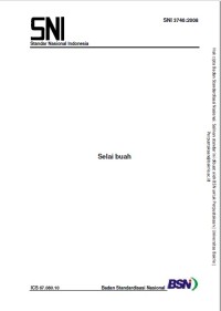 Image of SNI 3746:2008 Selai buah