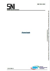 Image of SNI 7841:2022 Puree buah