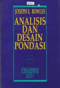 Image of Analisis dan desain pondasi jilid 1