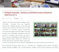 Image of Seminar Nasional Teknologi Informasi dan Komunikasi SENTIKA tahun 2014. Universitas Atma Jaya Yogyakarta, 15 Maret 2014